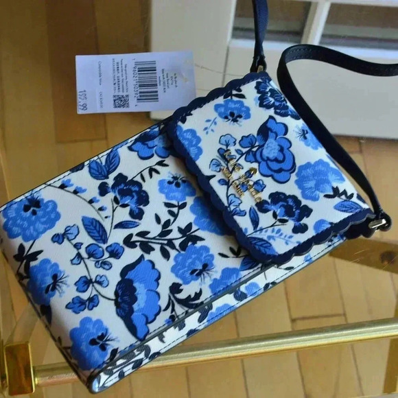 Kate Spade KH774 Madison Vase Floral North South Crossbody - Picture 2 of 9